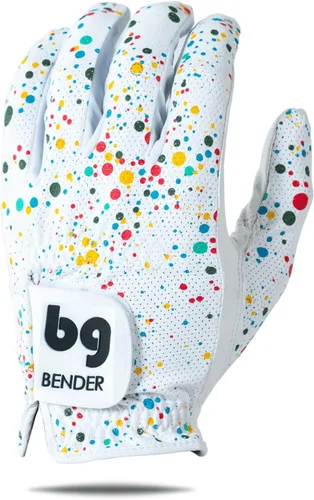 Vista 8 de BG Bender - Mens Golf Glove, Durable Mesh Golf Gloves, Unique Golf Gloves - Left-Hand Glove (Worn on the Left Hand/for Right-Handed Golfers)