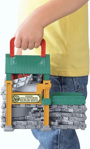 Vista 7 de Thomas The Train: Cobertizo de reparación Take-n-Play Sodor Steamworks