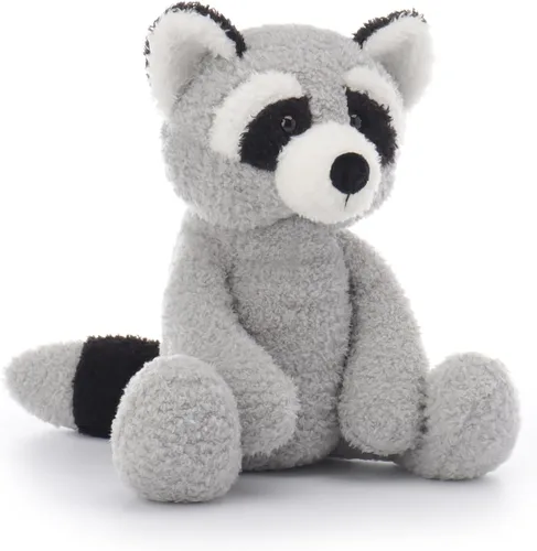 Vista 5 de Apricot Lamb Juguetes de peluche de mapache de terciopelo suave, perfecto para niños (Mapache de terciopelo)