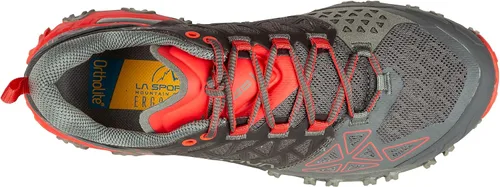Vista 3 de La Sportiva Bushido II - Tenis de correr para mujer, gris pizarraaguamarina