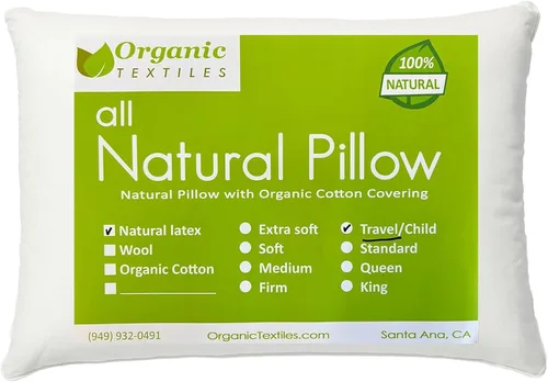 Vista 10 de All Natural almohada de látex con cubierta de algodón orgánico