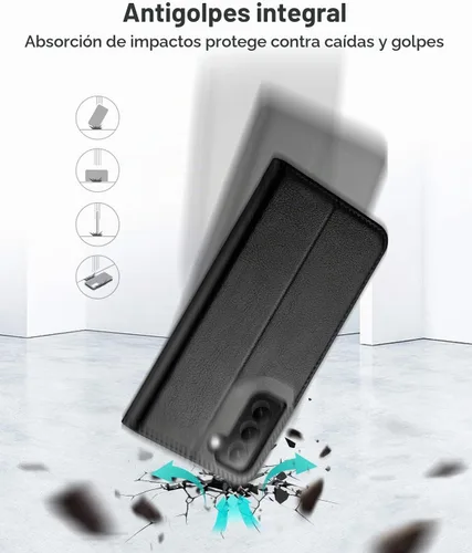 Vista 6 de OCASE - funda cartera compatible con Galaxy S21 5G, 6.2 pulgadas
