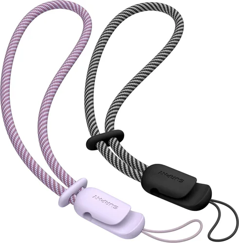 Vista 31 de SURPHY Paquete de 2 cordones de teléfono para funda de teléfono celular, correa de muñeca de teléfono para funda, correa de teléfono celular