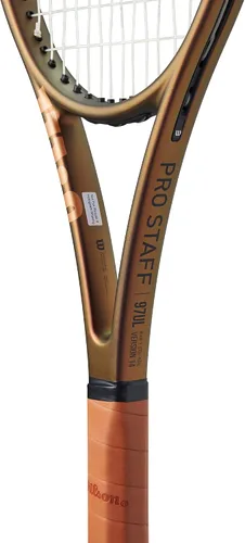 Vista 7 de Wilson Pro Staff 97UL V14 Performance - Raquetas de tenis, ensartadas con Sensation 16 Natural a tensión de rango medio