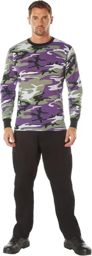 Vista 4 de Rothco Mens Long Sleeve Color Camo T-Shirt