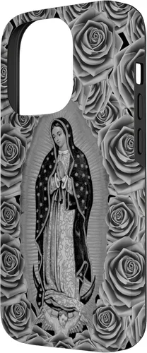 Vista 39 de Funda para iPhone 11 Nuestra Señora Virgen De Guadalupe Virgen María Floral