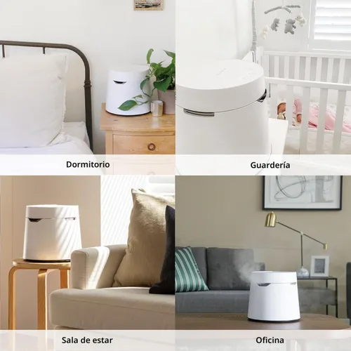 Vista 6 de Carepod One - Humidificador de Acero Inoxidable para Habitación Grande, Silencioso y Seguro para Bebé, Solo 3 Partes Lavables y Fácil de Limpiar