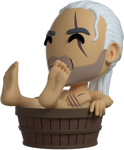 Vista 6 de Youtooz Bathtub Geralt - Figura de vinilo de 3.3 pulgadas, colección oficial de la colección The Witcher de The Witcher