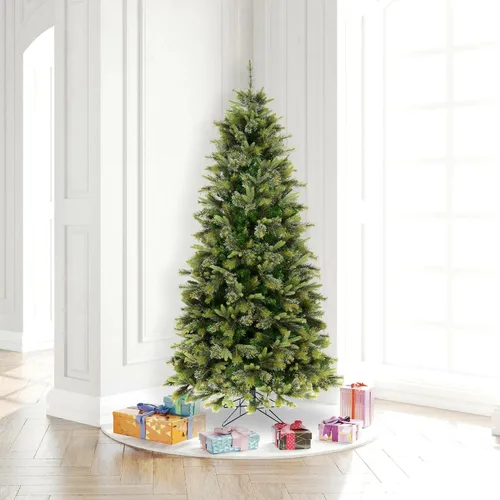 Vista 7 de Vickerman árbol de navidad artificial fino de cachemira, de 65 pies Verde