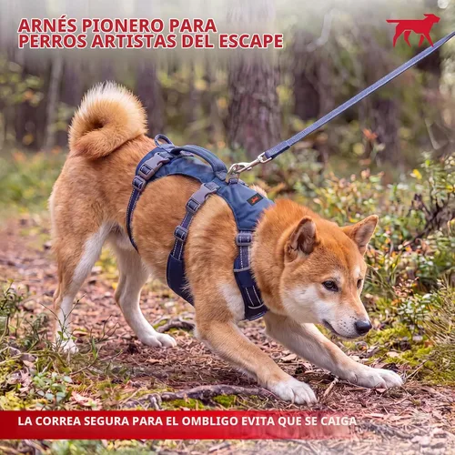Vista 4 de Arnés para perro Tuff Pupper a prueba de escapes para perros extra pequeños Arnés ajustable ligero sin tirones Equipo multifuncional