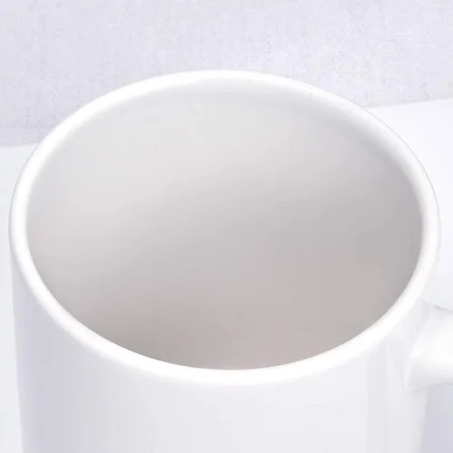 Vista 8 de Happiness Is an Unrolled Yoga Mat, Taza de café y té con refranes divertidos (15 onzas)