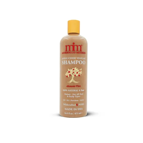 Vista 7 de Morrocco Method Champú de vinagre de sidra de manzana, 100% natural y crudo. Unisex. Para todo tipo de cabello y cuero cabelludo. Sin SLS, parabenos
