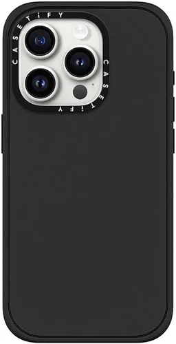 Vista 3 de CASETiFY Funda Impact para iPhone 15 Pro [4 veces probada contra caídas de grado militar, protección contra caídas de 8.2 pies] - negro mate 1.