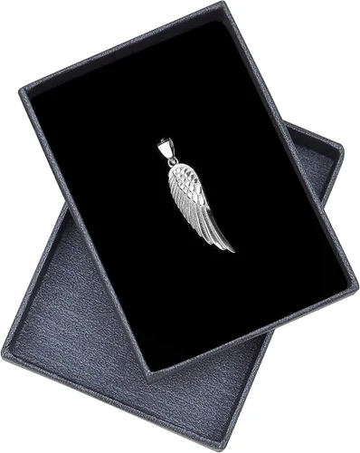 Vista 2 de Sofia Milani - Colgante de collar de plata 925 - Diseño de ala de plumas - 60019, Metal, no aplica