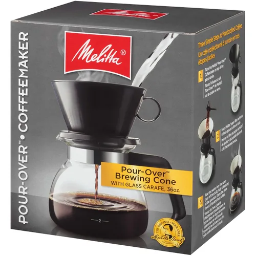 Vista 3 de Melitta cafetera, cápsula con vertedor más taza para viaje paquete de 2.