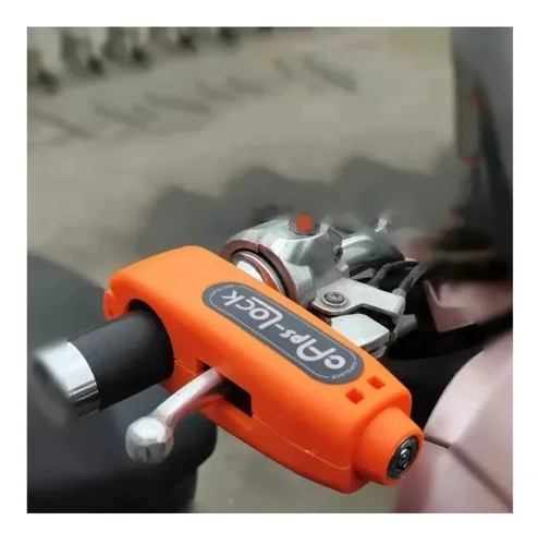 Vista 3 de Candado Moto Manillar Antirrobo Seguro Freno