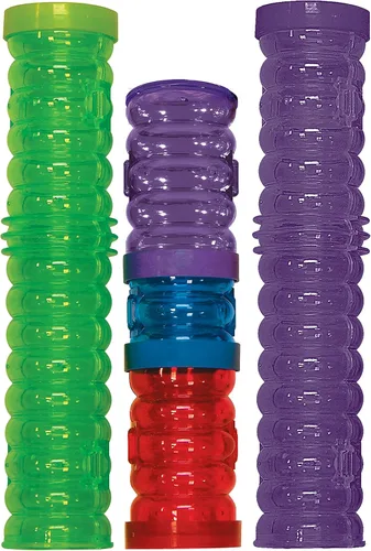 Vista 3 de Kaytee CritterTrail Fun-nel - Paquete de 5 tubos rectos para hábitat para animales pequeños Expand play space. Hamster tunnels for habitat