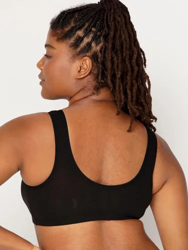 Vista 3 de Fruit of the Loom - Brasier deportivo con cierre frontal y correas de malla para mujer