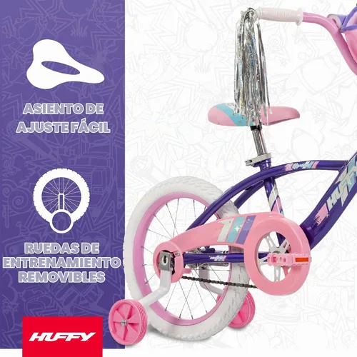 Vista 4 de Huffy 12"/16" Kids Bikes with EZ Build, Ages 3+, Multiple