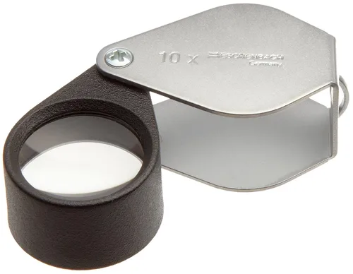 Vista 3 de Eschenbach Lupa plegable aplanática 1176-6, aumento 6x, 24 dioptrías, diámetro de lente de 0.906 in