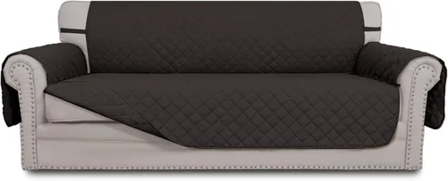 Vista 298 de Easy-Going - Funda reversible para sofá, resistente al agua, con varillas de espuma y correas elásticas, protector de muebles para mascotas y perros