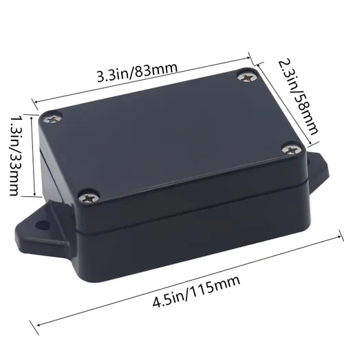 Vista 2 de Project Box IP65 Caja de Conexiones Impermeable de Plástico ABS Cajas Eléctricas Caja de Proyecto Electrónico DIY Carcasa de Alimentación con Oreja
