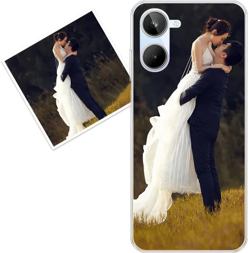 Vista 165 de Funda personalizada compatible con Oppo A1 Pro, fundas de teléfono personalizadas con imagen de foto, imagen de texto, cubierta transparente