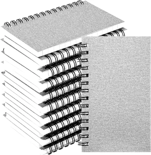Vista 41 de Jutom 2 cuadernos pequeños en espiral, blocs de notas de 3 x 5 pulgadas, cuadernos de bolsillo pequeños a granel, mini bloc de notas con páginas Oro