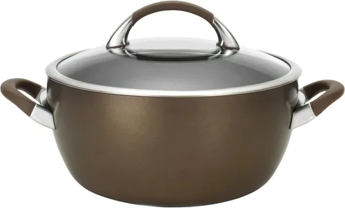Vista 7 de Circulon Symmetry - Cacerola antiadherente con tapa, utensilios de cocina Negro