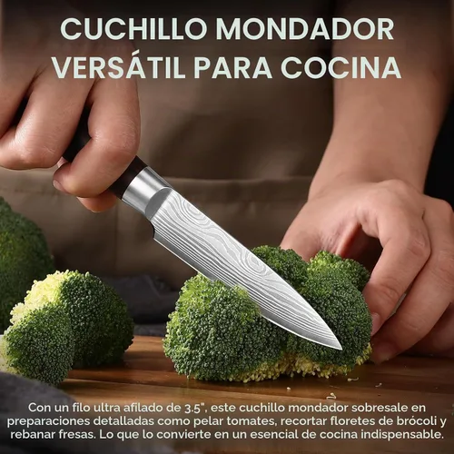 Vista 7 de DiiHAUZZ Paring Knife, 3.5 Inch Fruit Knife, High Carbon Stainless Steel