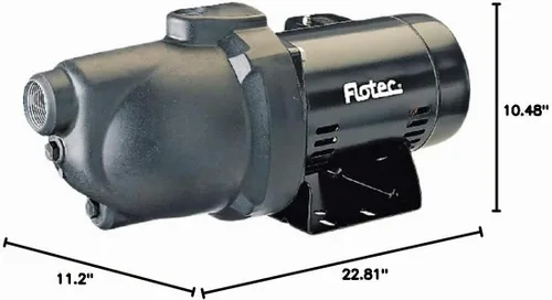 Vista 2 de Flotec FP4012-10 jet de bomba para pozo poco profundo de 1/2HP.