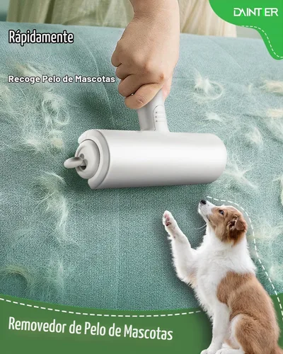 Vista 2 de Removedor de pelo de mascotas, herramienta de eliminación reutilizable para gatos y perros