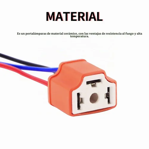 Vista 6 de H4 9003 HB2 - Arnés de cableado de cable hembra y macho para 4 x 6 pulgadas, 7 x 6 pulgadas, 5 x 7 pulgadas, haz sellado, faros delanteros