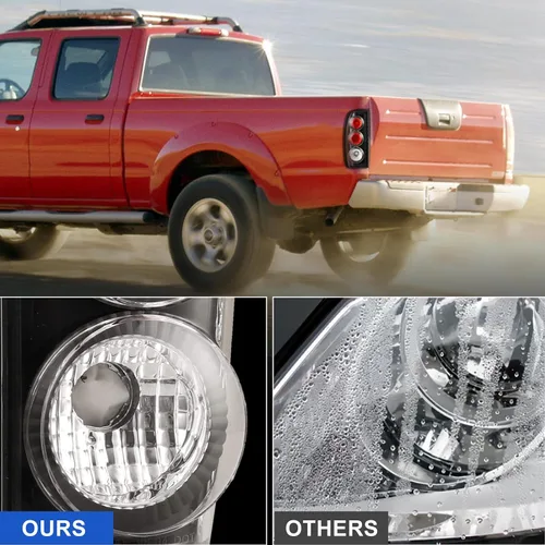Vista 6 de ROXX Luz Trasera de Reemplazo Compatible con Nissan Frontier 1998 1999 2000 2001 2002 2003 2004 Cubierta de Luz Trasera del Lado del Conductor