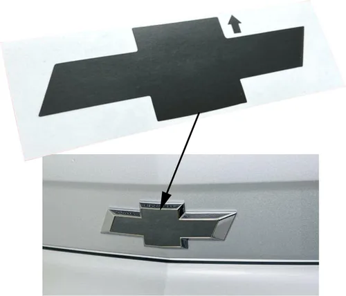 Vista 7 de Calcomanía de recubrimiento para emblema trasero para Camaro LS, LT, RS, SS 2010-2013, (3D Carbon Fiber) Color de la pegatina: fibra de carbono 3