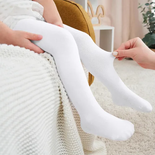 Vista 4 de American Trends Medias de bebé con agarre antideslizante, calcetines para recién nacidos, leggings ultra suaves