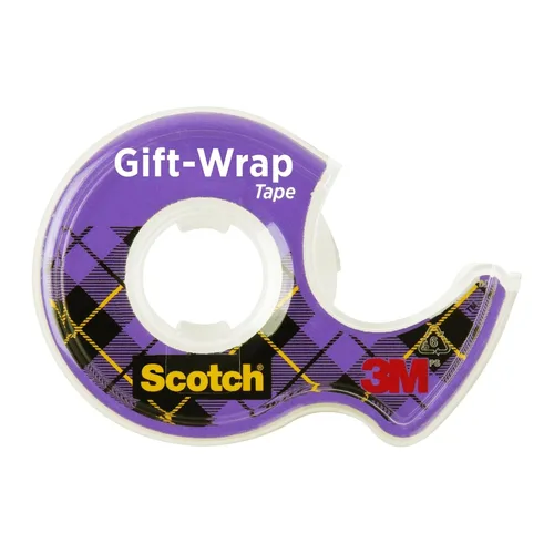 Vista 10 de Scotch Cinta para envolver regalo, invisible, 3/4 pulg. x 600 in., 2 rollos de cinta con dispensadores