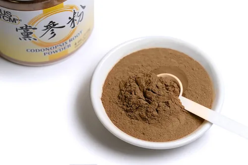 Vista 4 de Polvo de raíz Codonopsis Dang Shen Powder Polvo fino 120mesh (6oz)