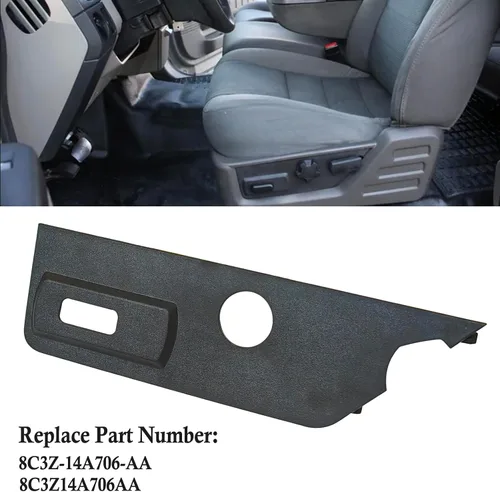 Vista 3 de Compatible con Ford F-250 F-350 F-450 Super Duty 2008 2009 2010 Interruptor de asiento delantero del conductor de la carcasa del interruptor