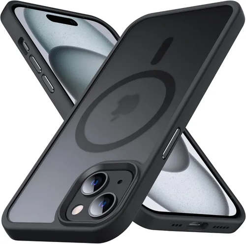 Vista 25 de Anqrp Funda magnética a prueba de golpes para iPhone 12 Pro Max, [compatible con MagSafe] [probada contra caídas de grado militar] Funda delgada