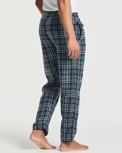 Vista 3 de Real Essentials - Paquete de 3 Pantalones de pijama de forro polar para hombre, para descansar (disponibles en tallas grandes y altas)