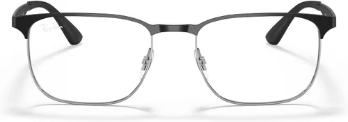 Vista 10 de Ray-Ban RX6363 - Marcos cuadrados para anteojos graduados Negro en Arista/Demo Lens