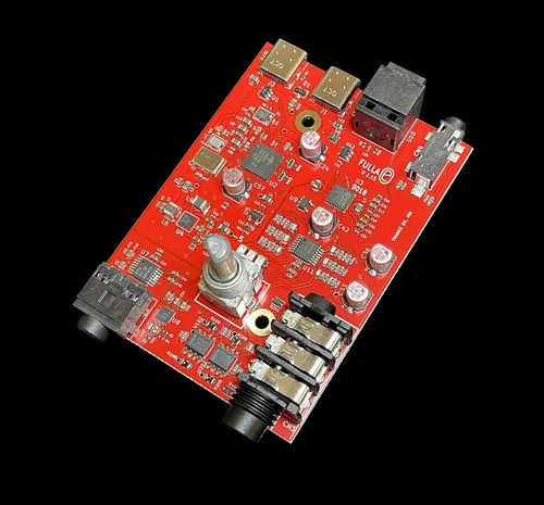 Vista 3 de Schiit Fulla E - DAC/Amplificador de auriculares con entrada de micrófono para juegos y comunicaciones