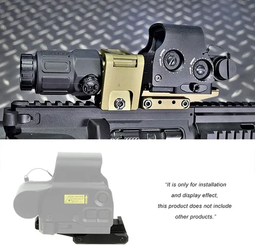 Vista 5 de YSS Red Dot Riser Mount Picatinny Riser Mount Adaptor Voladizo Diseño Voladizo 8 Ranura 3.9 pulgadas para Red Dot Sight Scope Mount