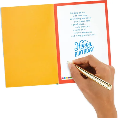 Vista 6 de Hallmark Tarjeta de cumpleaños (Otro año más brillante)
