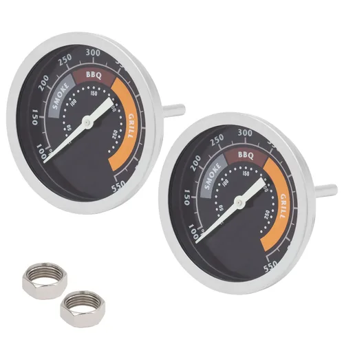 Vista 16 de 7581/60540 Termómetro de parrilla para parrillas Weber Spirit II 200 y 300, piezas de repuesto, medidor de temperatura preciso para parrillas Weber