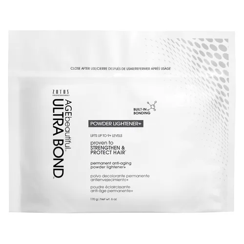 Vista 10 de AGE beautiful Permanent Powder Hair Lightener with Ultra Bond Building Formula, Lifts Up to 9+ Levels, Strengthens & Protects Hair, Professional for