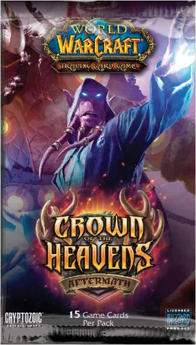 Vista 2 de World of Warcraft TCG WoW Juego de cartas coleccionables Aftermath Crown of the Heavens Booster Pack