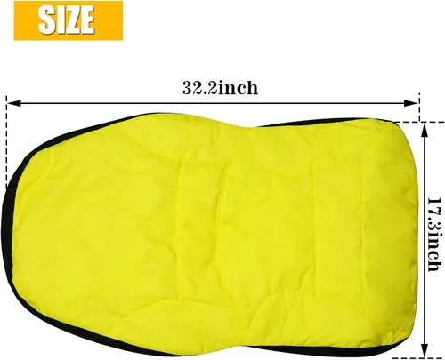 Vista 2 de John Deere Seat Protect Cover - Compatible con tractor 3E, 3R, 4M y 1023E