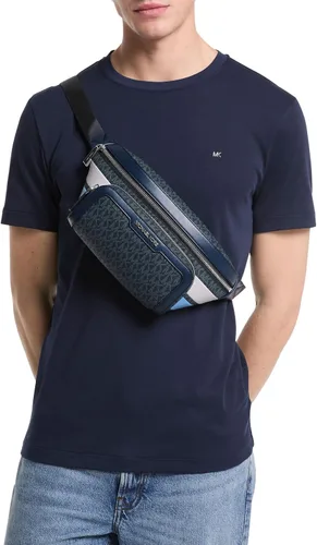 Vista 4 de Michael Kors Malone Utility Belt Bag Tonos de azul
